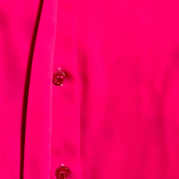 CHAUS 80's Vintage Secretary Blouse Sz 38 18-20 - Picture 6 of 8